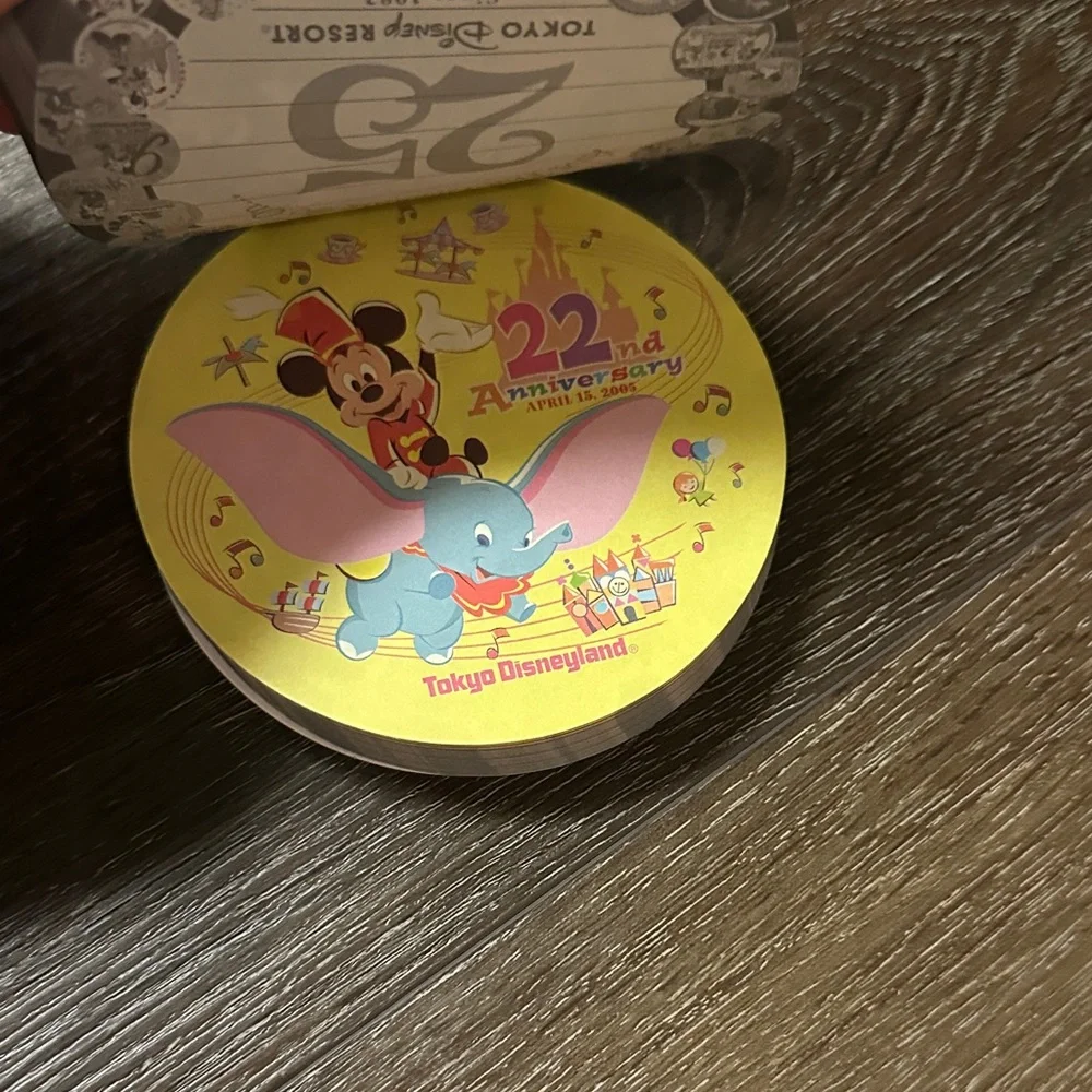 Disney Colorful 25th Anniversary notepad